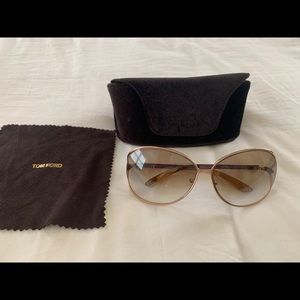 Tom Ford Clemence Gold Aviators